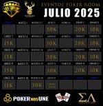 CALENDARIO TORNEOS CENTENARIO CASINO NUEVO LAREDO JULIO 2025