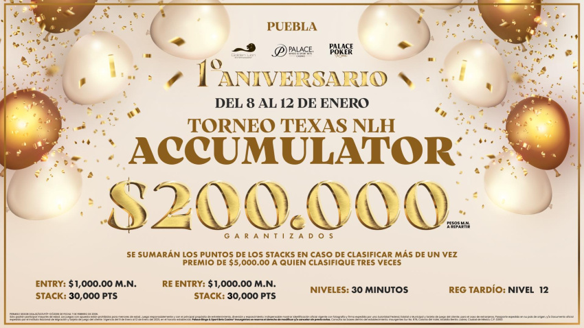 Accumulator del Palace en Puebla