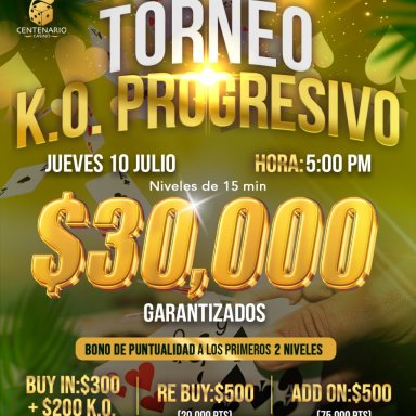 KO PROGRESIVO 30K