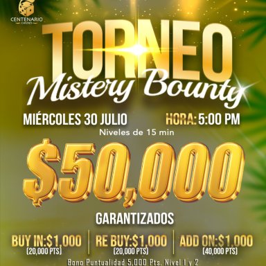 MISTERY BOUNTY 50K