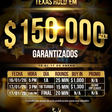 $150,000 Centenario Casino NL