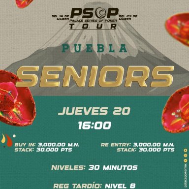 PSOP Seniors del Palace Poker Room Puebla