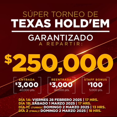 250K GTD Winpot Playa del Carmen